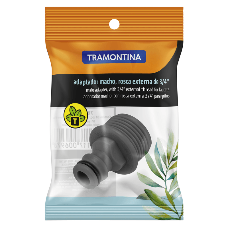 Adaptador Macho Tramontina con Rosca Externa 3/4″ de Plástico para Jardín - Imagen 3